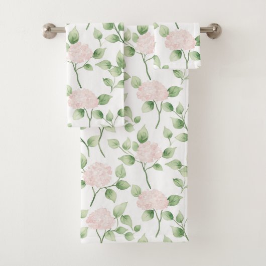 Jolies Fleurs Roses Feuilles Vertes (En situation)