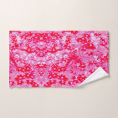 Jolies fleurs rouges (Serviette à main)