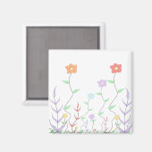 Jolies Fleurs Sauvages Magnet (Recto/Verso)