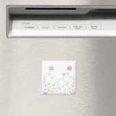 Jolies Fleurs Sauvages Magnet (In Situ (Lave-vaisselle))