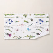Jolies Fleurs Thistler Dragonfly Design (Serviette à main)