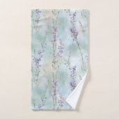 Jolies Fleurs Violettes (Serviette à main)