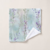 Jolies Fleurs Violettes (Gant de toilette)