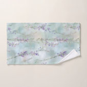 Jolies Fleurs Violettes (Serviette à main)