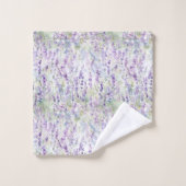Jolies Fleurs Violettes Romantiques (Gant de toilette)