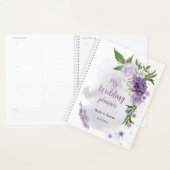 Jolies fleurs violettes verdure (Devant avec enveloppe)