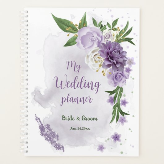 Jolies fleurs violettes verdure (Devant)
