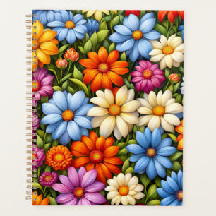 Jolies fleurs, vivement colorées,
