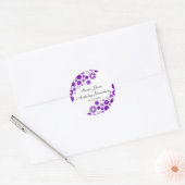 Jolies florifères Stickers Violet foncé (Enveloppe)
