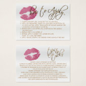 Jolies lèvres de Parties scintillant rose 2 - Comm (Devant & derrière)