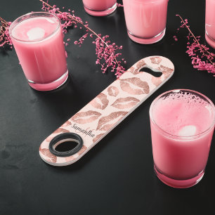 Jolies lèvres en or rose baiser blush rose girly m