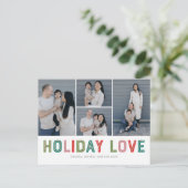 Jolies lignes CARTE DE FÊTE Éditables COLORÉES (Debout devant)