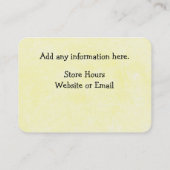 Jolies marguerites Carte de visite de la nature (Dos)