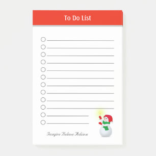 Jolies notes Post-it de liste de choses à faire de