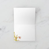 Jolies orchidées épousant le carte de (Intérieur)