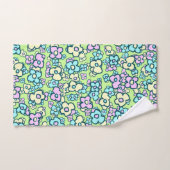 Jolies Petites Fleurs D'Art Folk Charmante Gai (Serviette à main)