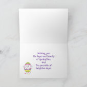 Jolies photos de Pâques Plié Carte de vacances (Intérieur)