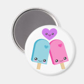 Jolies Popsicles BFF Kawaii Magnet (Recto/Verso)