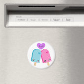 Jolies Popsicles BFF Kawaii Magnet (In Situ (Lave-vaisselle))