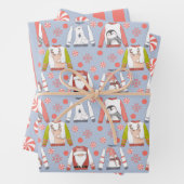 Jolies pulls de Noël Envelopper le papier ensemble (En situation)