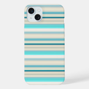 Jolies rayures aqua blanc