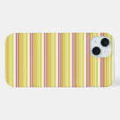 Jolies rayures blanches jaunes (Verso Horizontal)
