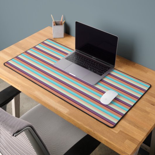 Jolies rayures bleues marron (Bureau 2)