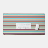 Jolies rayures bleues marron (Clavier et souris)