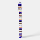 Jolies rayures bleues orange (Côté gauche)