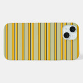 Jolies rayures jaunes modernes (Verso Horizontal)