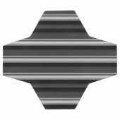 Jolies rayures noir gris (Plat)