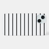 Jolies rayures noires et blanches (Verso Horizontal)