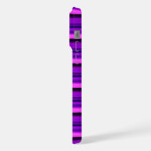 Jolies rayures noires violettes chaudes (Côté gauche)