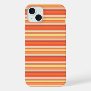 Jolies rayures orange rouge