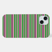 Jolies rayures vert violet (Verso Horizontal)