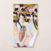 Jolies serviettes de bain pour femmes africaines (Serviette à main)