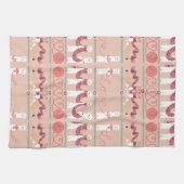 Jolies serviettes de cuisine Ermines (Horizontal)