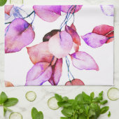 Jolies serviettes de cuisine fleuries (Plié)