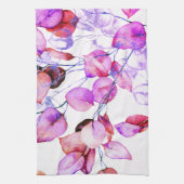 Jolies serviettes de cuisine fleuries (Vertical)