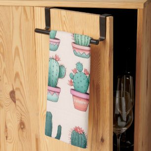 Jolies serviettes de cuisine fleuries