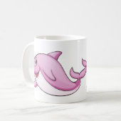 Jolies tasses de texte personnalisées Dolphins (Devant gauche)