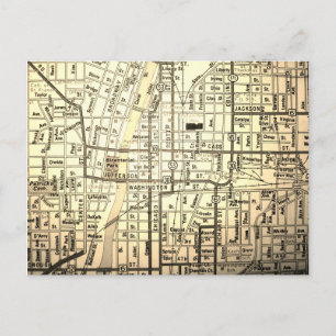 Joliet, IL Carte Vintage