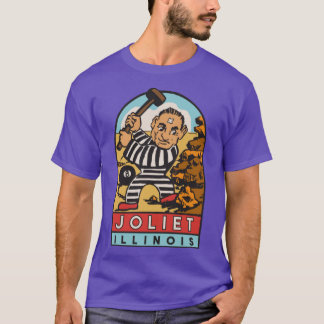 Joliet Illinois Vintage Stijl Decal T-shirt