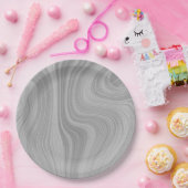 Joliment jetable : assiettes en papier rondes (Fête)