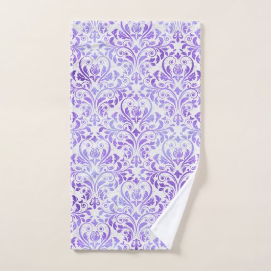 JOLIMENT LILAC BLANC PETIT ENSEMBLE DE SERVIETTES (Serviette à main)