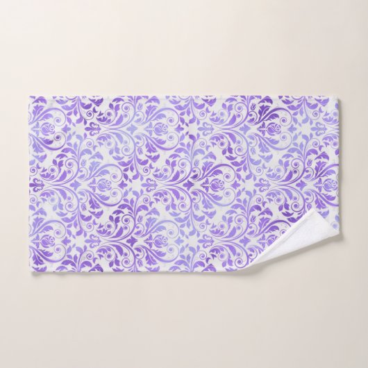 JOLIMENT LILAC BLANC PETIT ENSEMBLE DE SERVIETTES (Serviette à main)