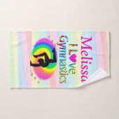 JOLIMENT PERSONNALISÉ J'ADORE LA SERVIETTE DE BAIN (Serviette à main)