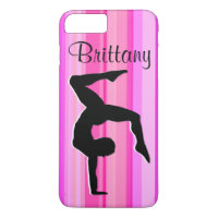 JOLIMENT ROSE PERSONNALISÉ COQUE IPHONE DE GYMNAST