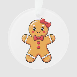 Jolis Biscuits au Gingembre Ruban Filles Noël