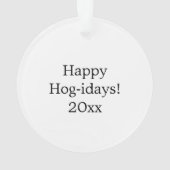 Jolis cochons et porcelets maman dans les fleurs (dos)